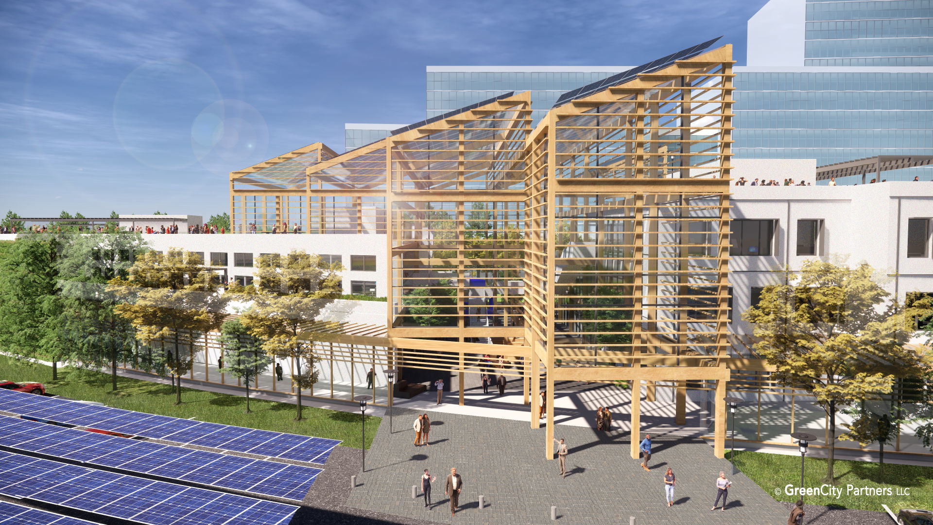 Rendering of GreenCity project